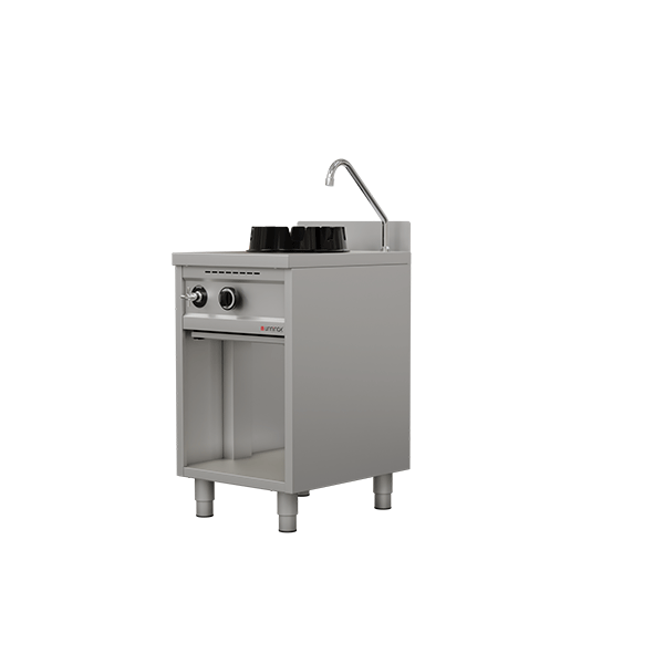 Gas-Wokherd – 500x600x850/900 mm - 15 kW – 1 Kochzone