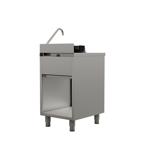 Gas-Wokherd – 500x600x850/900 mm - 15 kW – 1 Kochzone