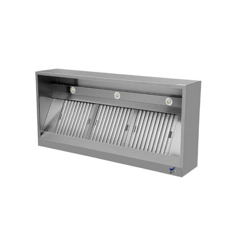 Kastenhaube - B2000xT1100xH400 - mit Filter & Lampe