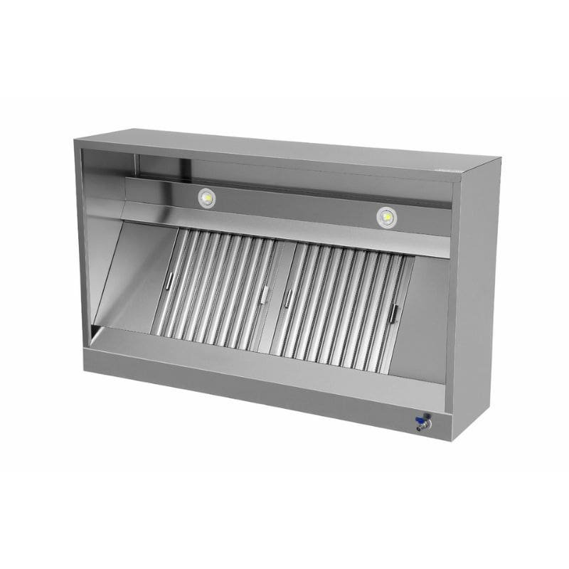 Kastenhaube - B1400xT1100xH400 - mit Filter & Lampe