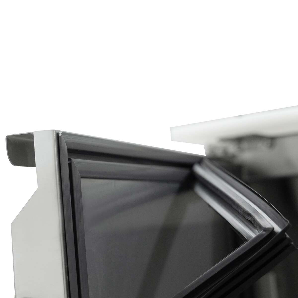 EASYLINE Saladette 700 / 3-fach mit eckigem Glasaufsatz