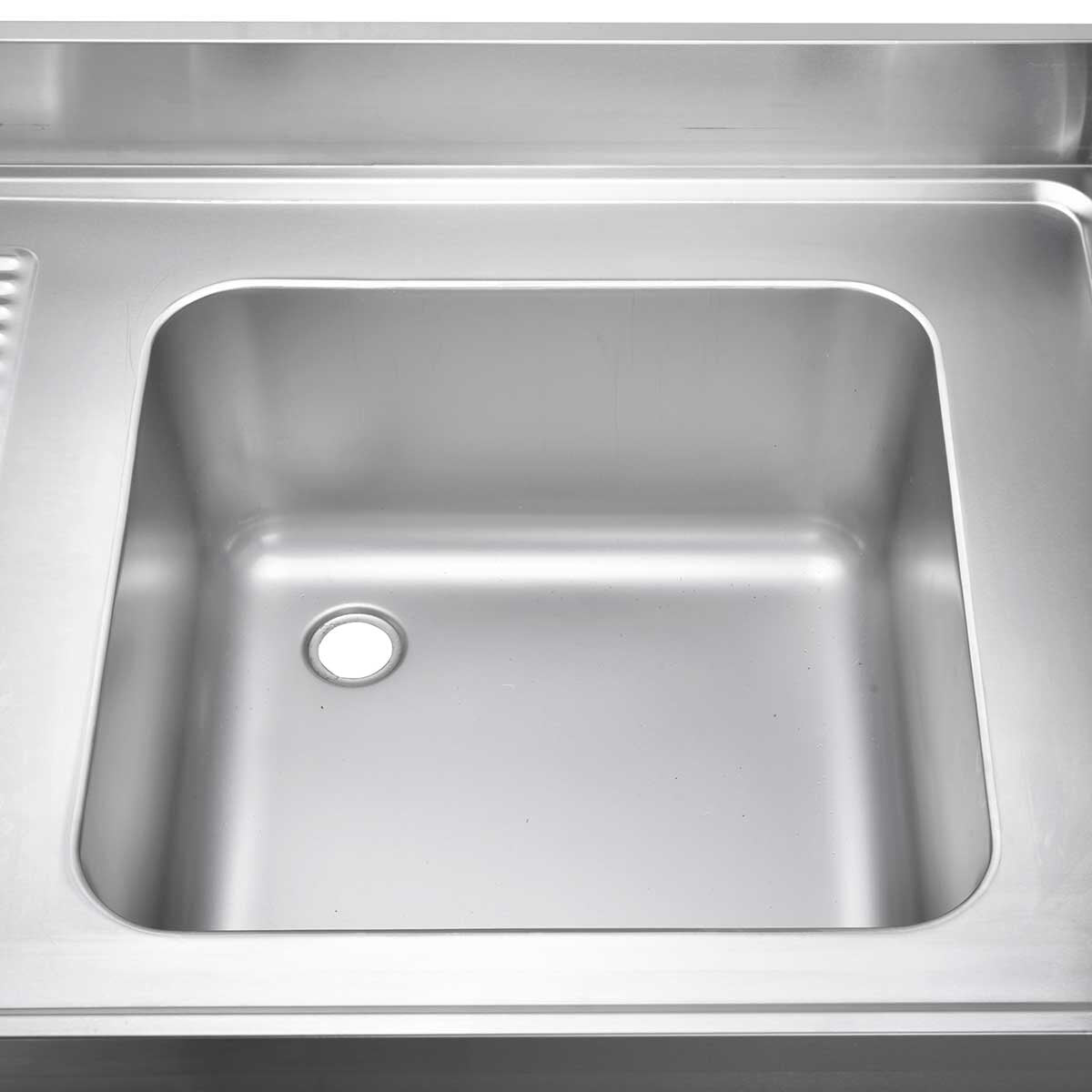 EASYLINE Spültisch 700 / 1 Becken rechts und Abtropffläche B:1000