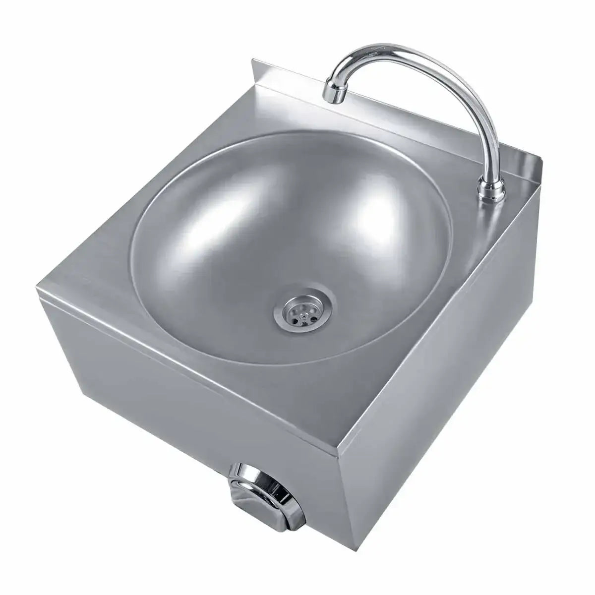 Edelstahl Handwaschbecken für Gastronomie, modernes Design, robust und pflegeleicht