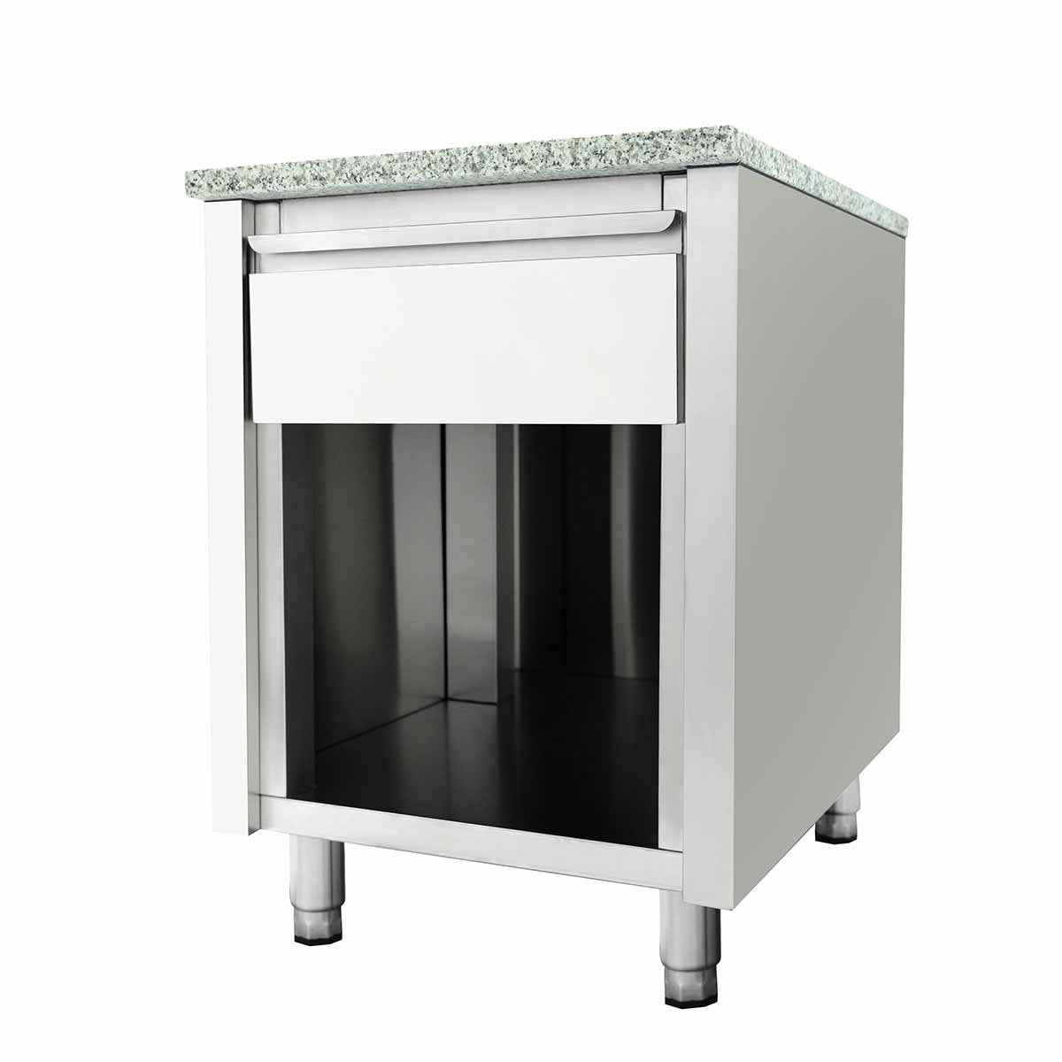 EASYLINE Kassentisch 800 mit Schublade B:600 "grau"