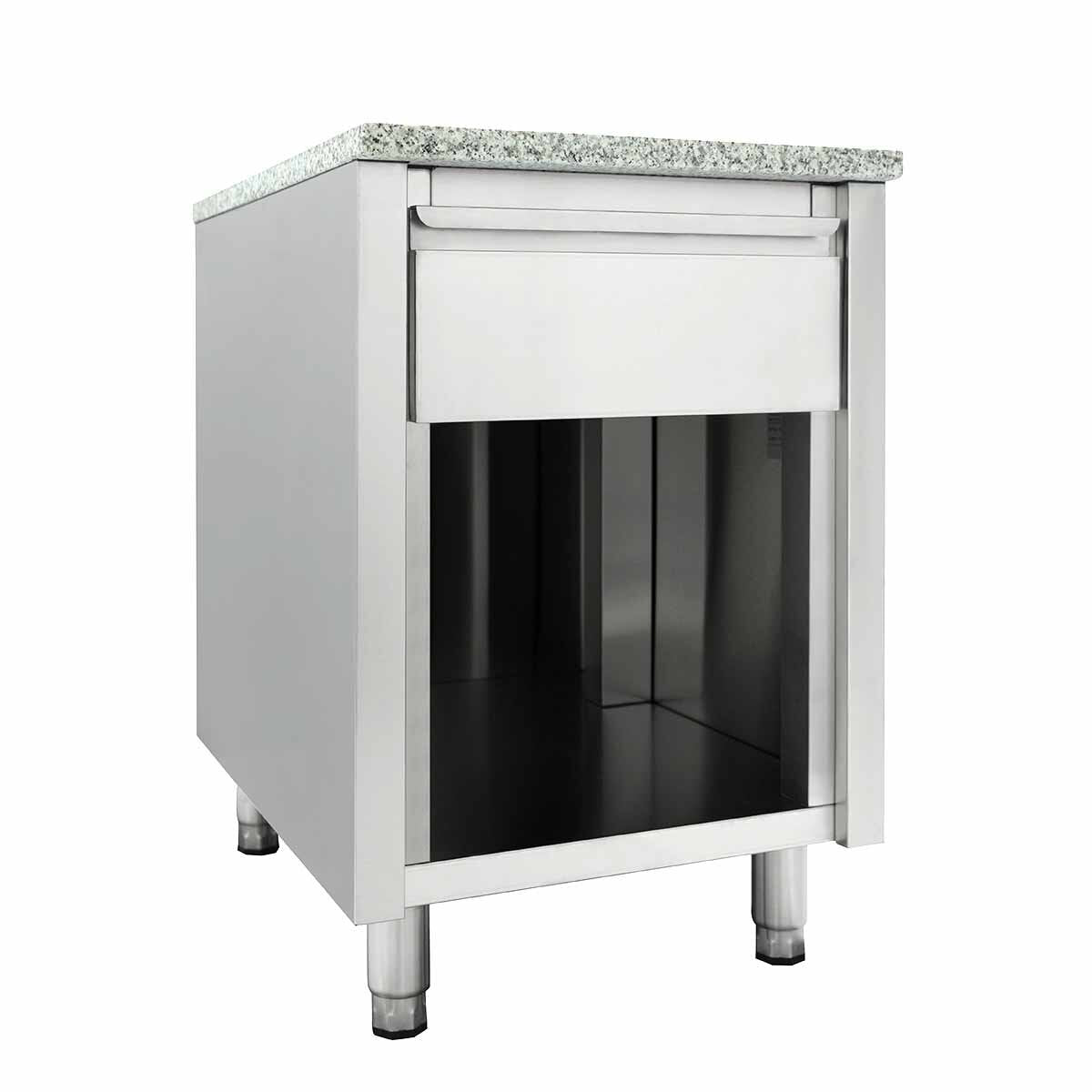 EASYLINE Kassentisch 800 mit Schublade B:600 "grau"