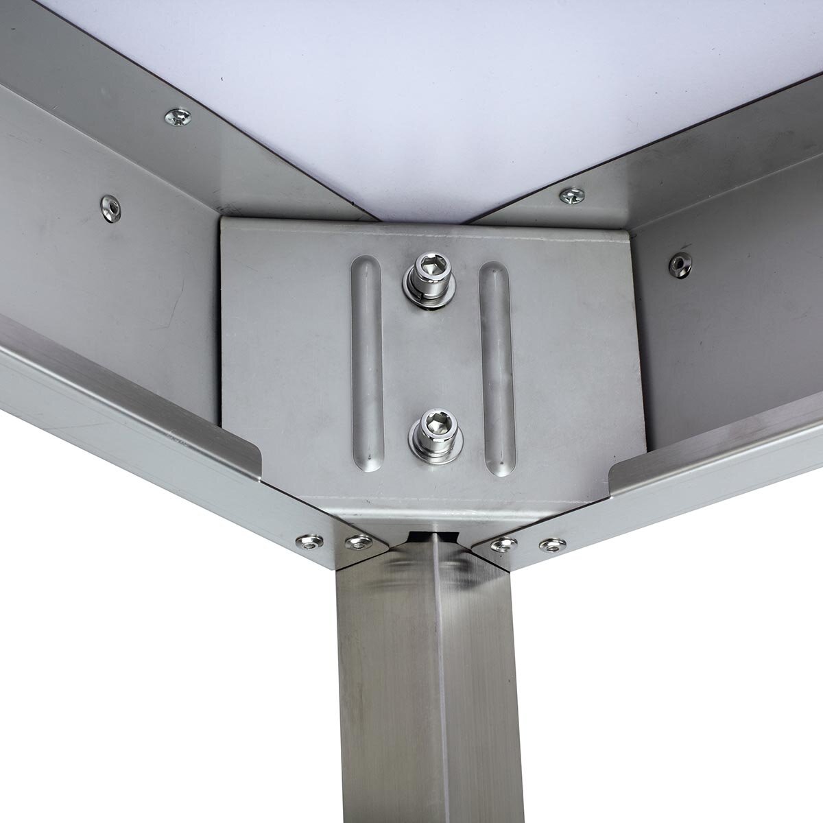 EASYLINE Arbeitstisch 600 / unterfahrbar mit Aufkantung