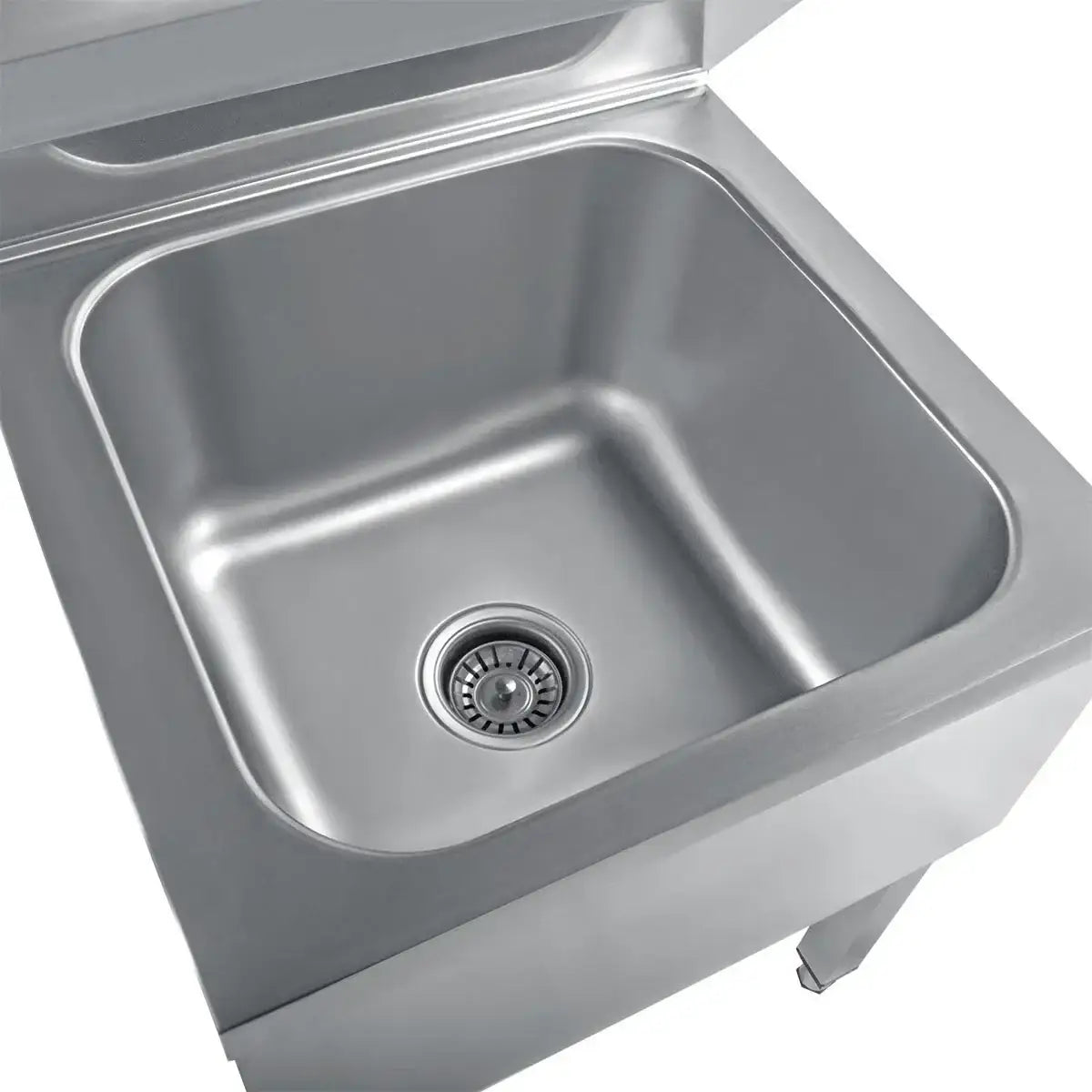 Gastronomie Edelstahlspüle mit quadratischem Becken, Küchenprofi Edelstahlmöbel