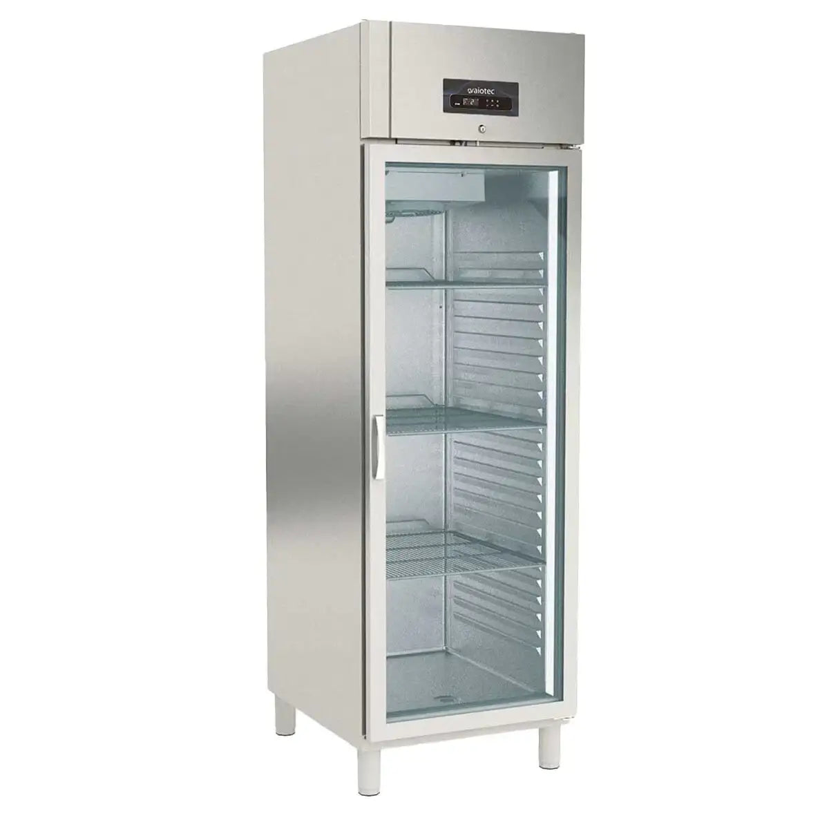 TOPLINE Kühlschrank / 1-türig GN 2/1 - Glas, 660 x 850 mm