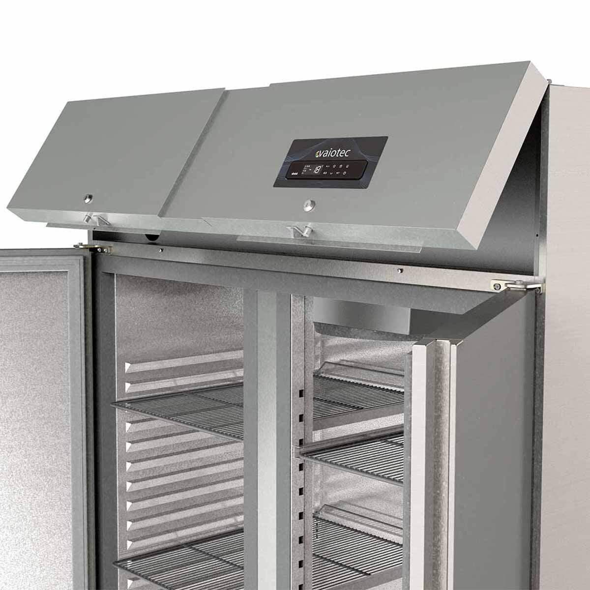 TOPLINE Kühlschrank / 2-türig GN 2/1 - Glas, 1350 x 850 mm