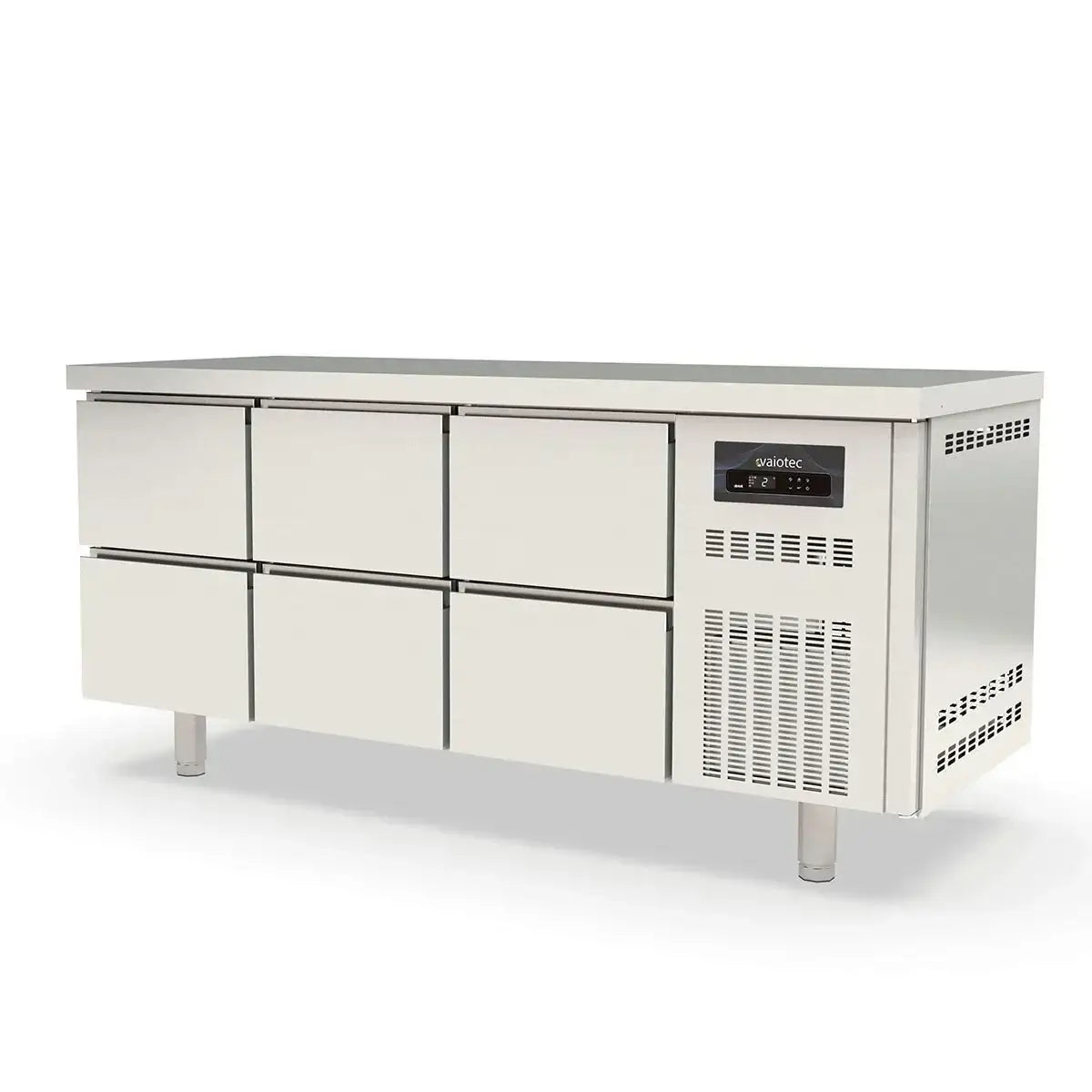 TOPLINE Refrigerated Table / 3-section GN1/1 with 6 Drawers, 1795 x 700 mm
