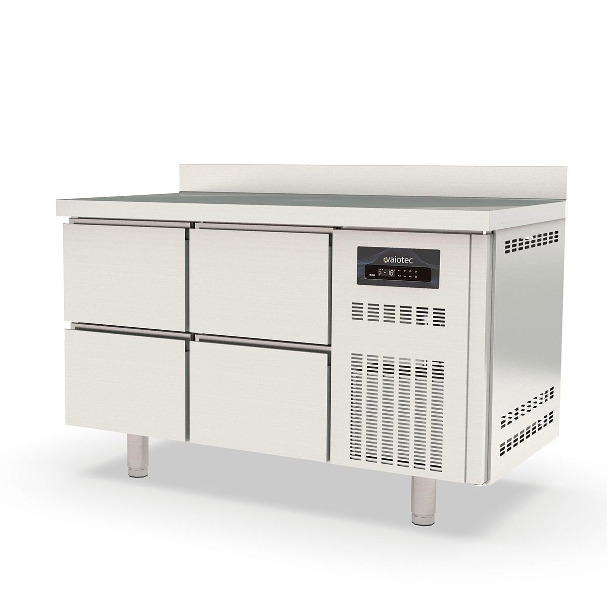 TOPLINE Tiefkühltisch 700 / 2-fach GN1/1 mit 4 Schubladen & Aufkantung