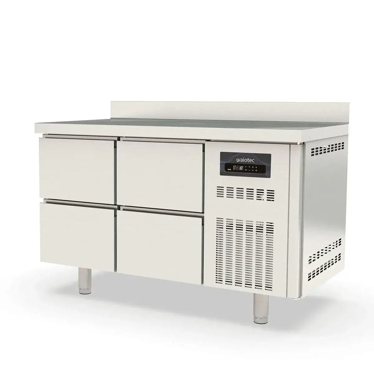 TOPLINE derin dondurucu tezgâh 700 / 2 adet GN1/1 için, 4 çekmeceli ve arkalıklı