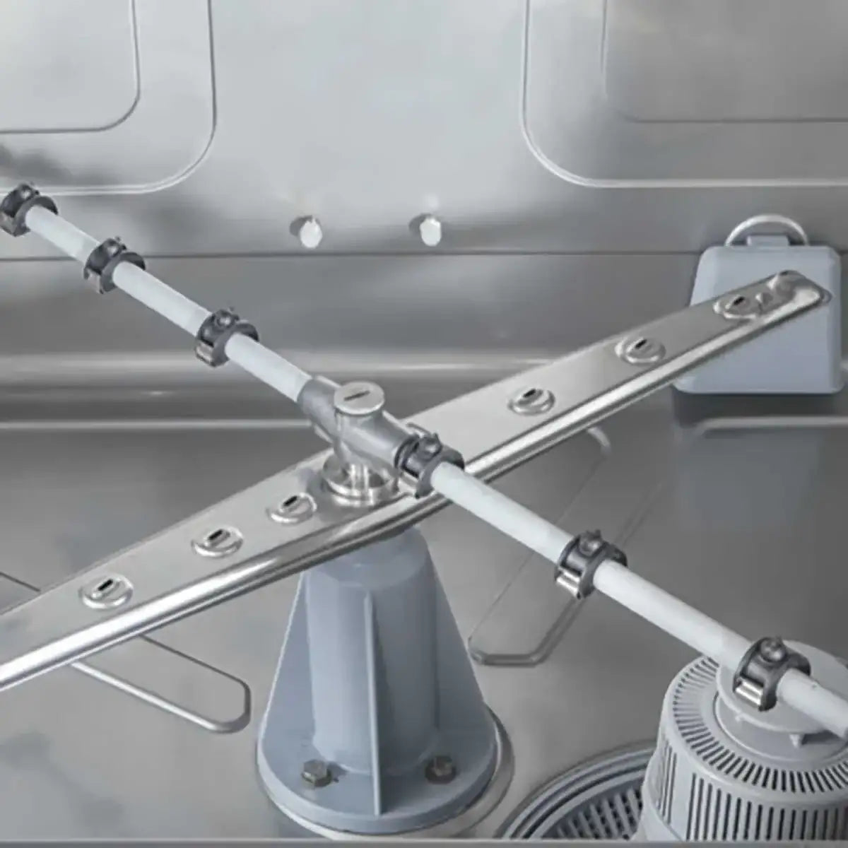 Edelstahl Spülmaschinen Sprüharm für Gastronomie, Innenansicht, Gastro-Bedarf24