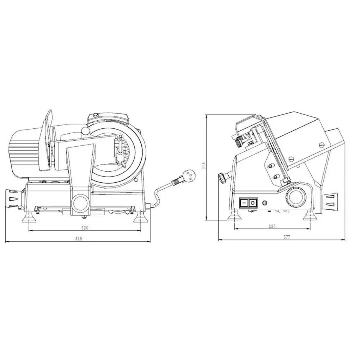 EASYLINE Aufschnittmaschine 195
