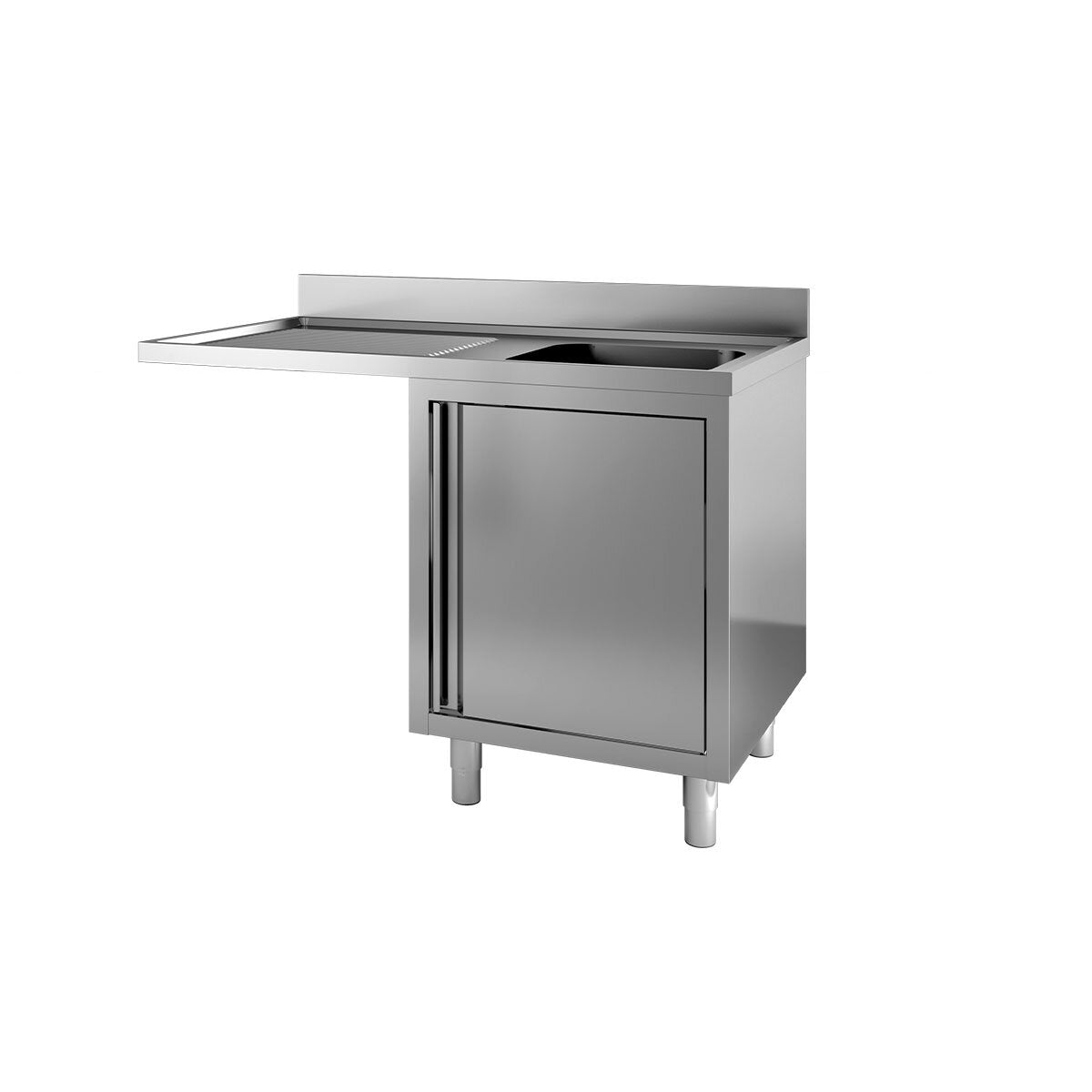 TOPLINE Spülcenter 600 / 1 Becken rechts mit Flügeltür B:1200