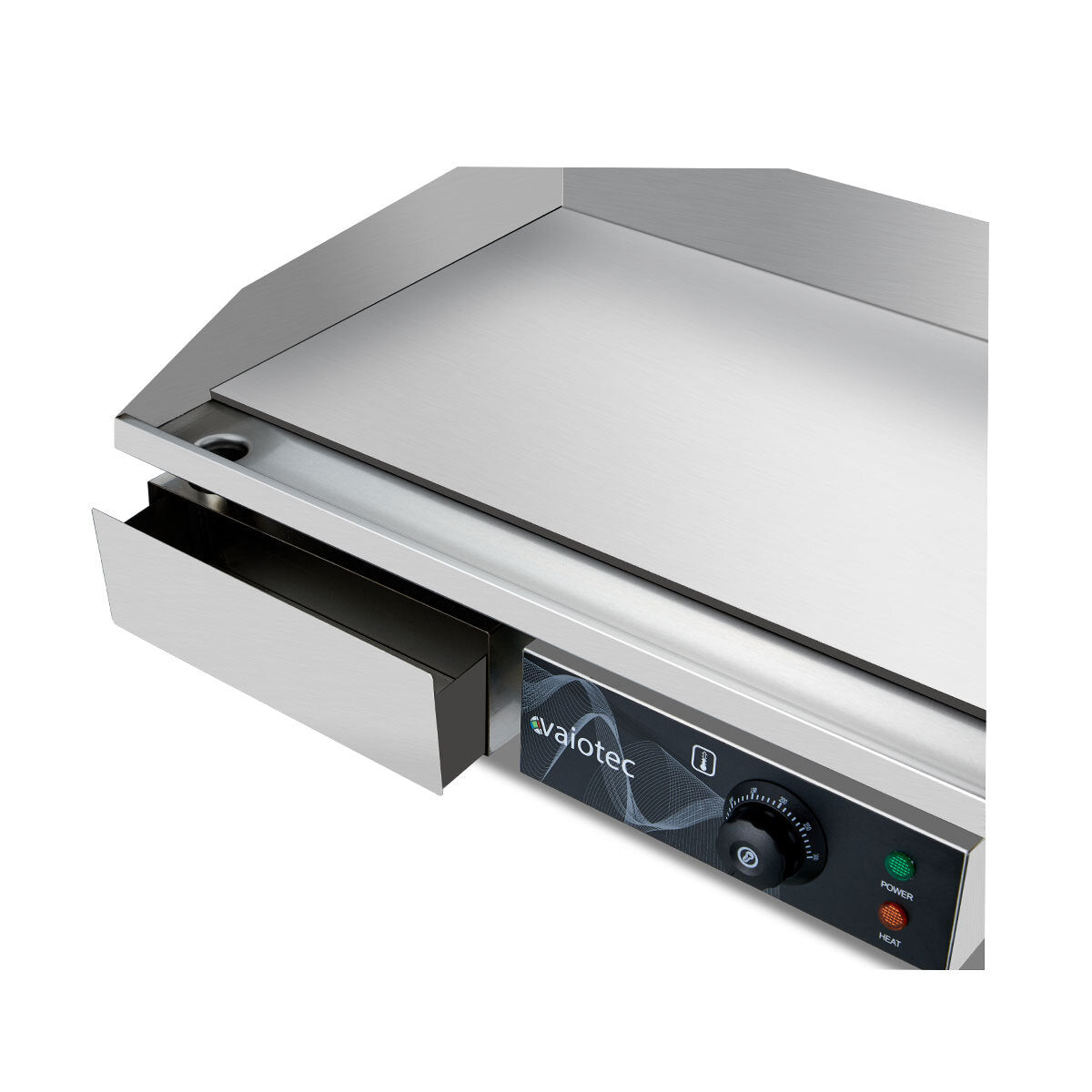 EASYLINE Elektro Grillplatte Breite 550 mm, Grillfläche glatt