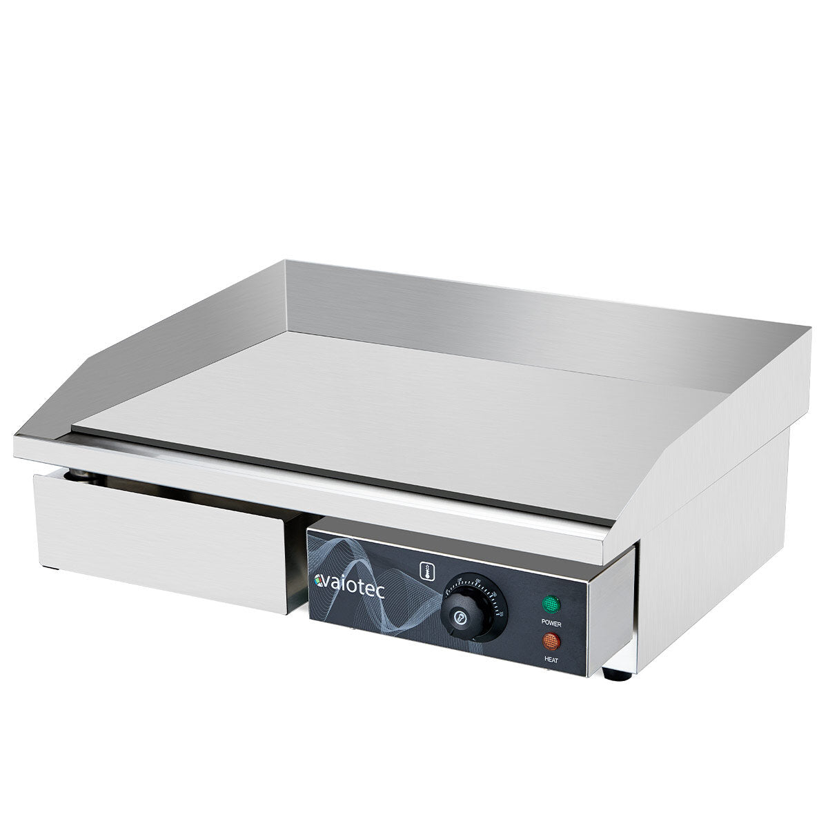 EASYLINE Elektro Grillplatte Breite 550 mm, Grillfläche glatt