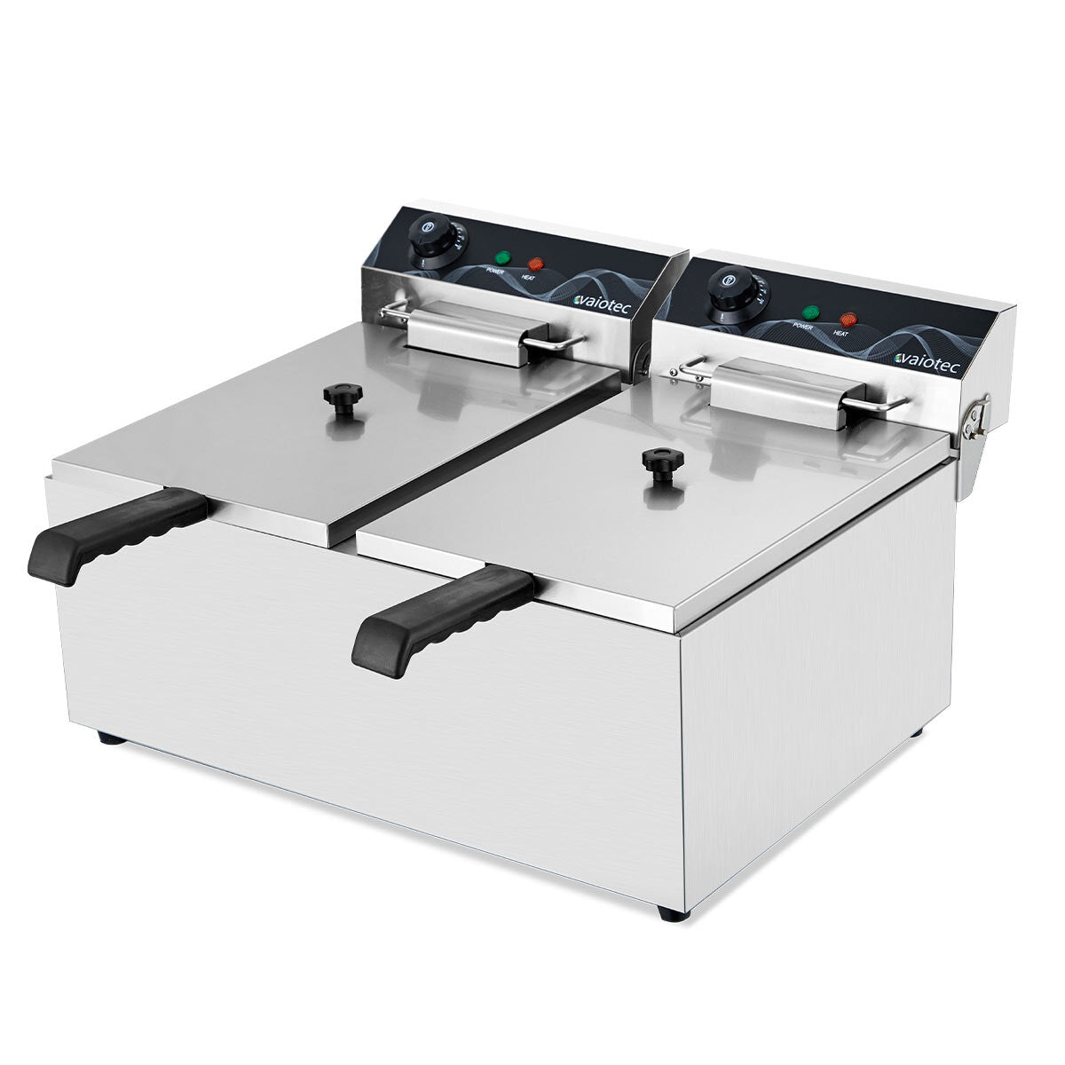 EASYLINE Elektro Fritteuse 2 Becken 17+17 Liter