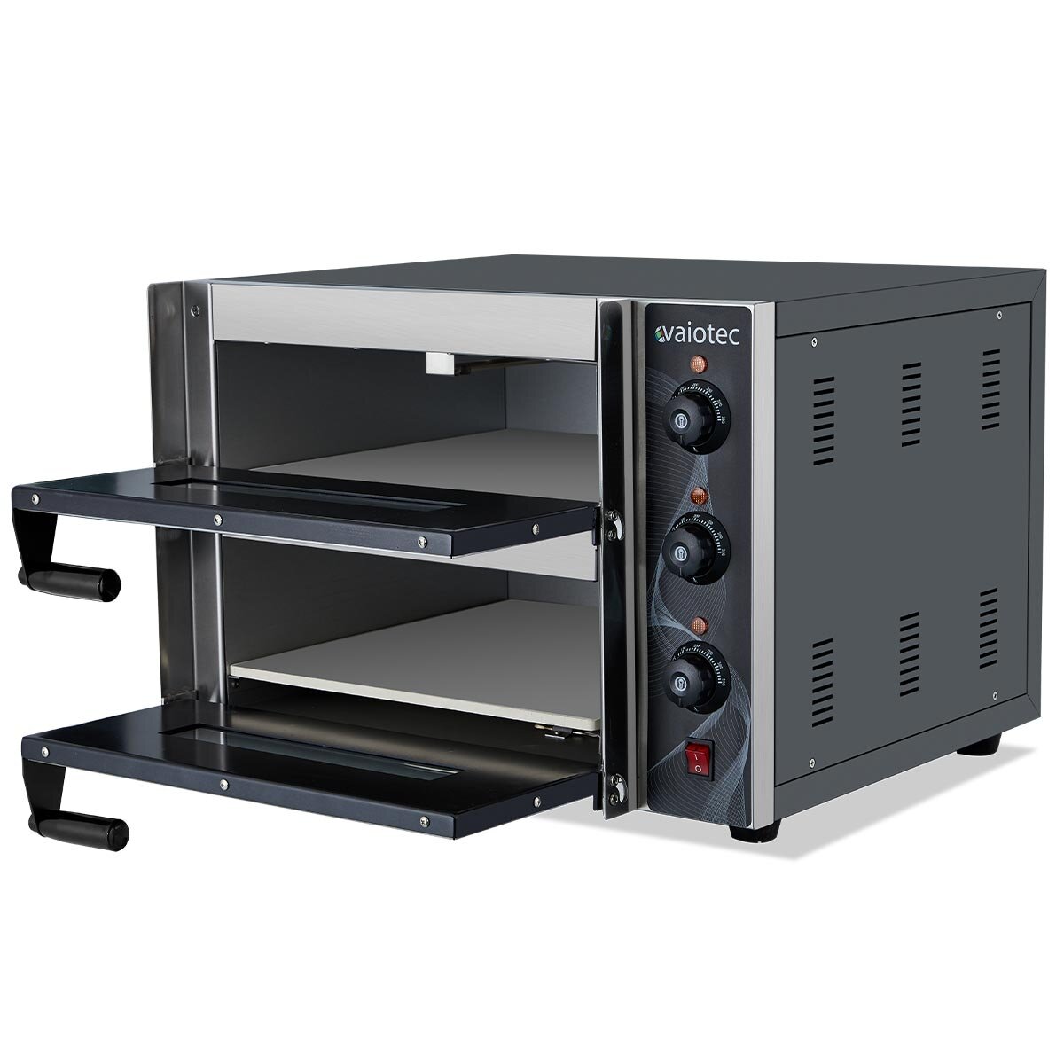 EASYLINE Elektro Pizzaofen mit 2 Backkammern