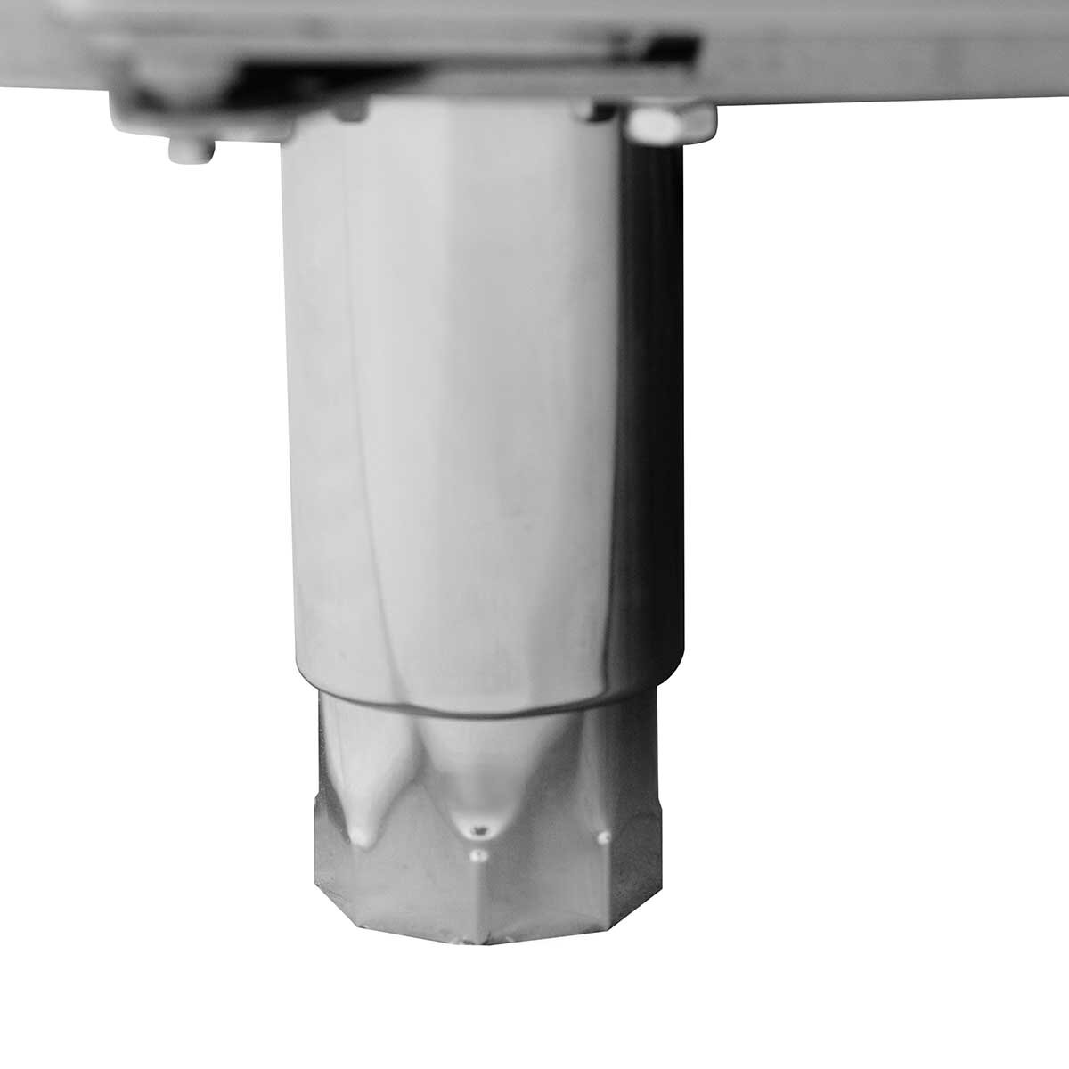 EASYLINE Pizzakühltisch 800 / 2-türig "grau" inkl. Kühlaufsatz GN1/3