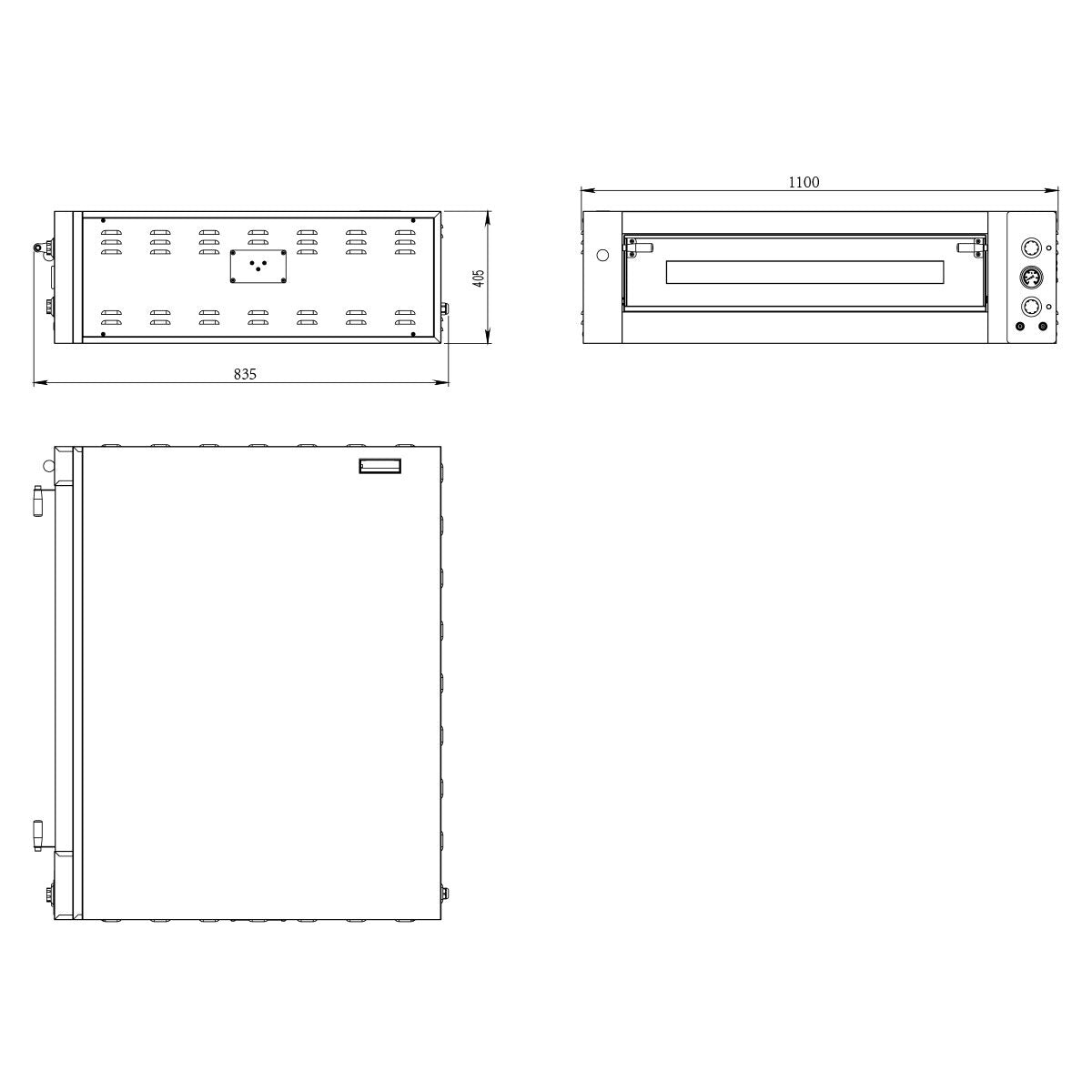 TOPLINE Elektro Pizzaofen 4 x 34 cm