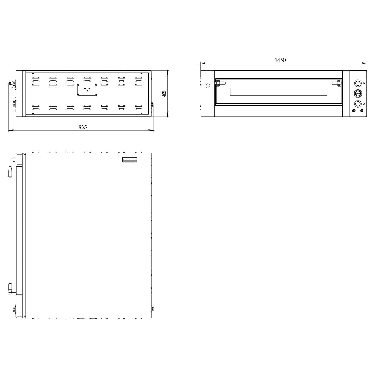 TOPLINE Elektro Pizzaofen 6 x 34 cm (breite Version)