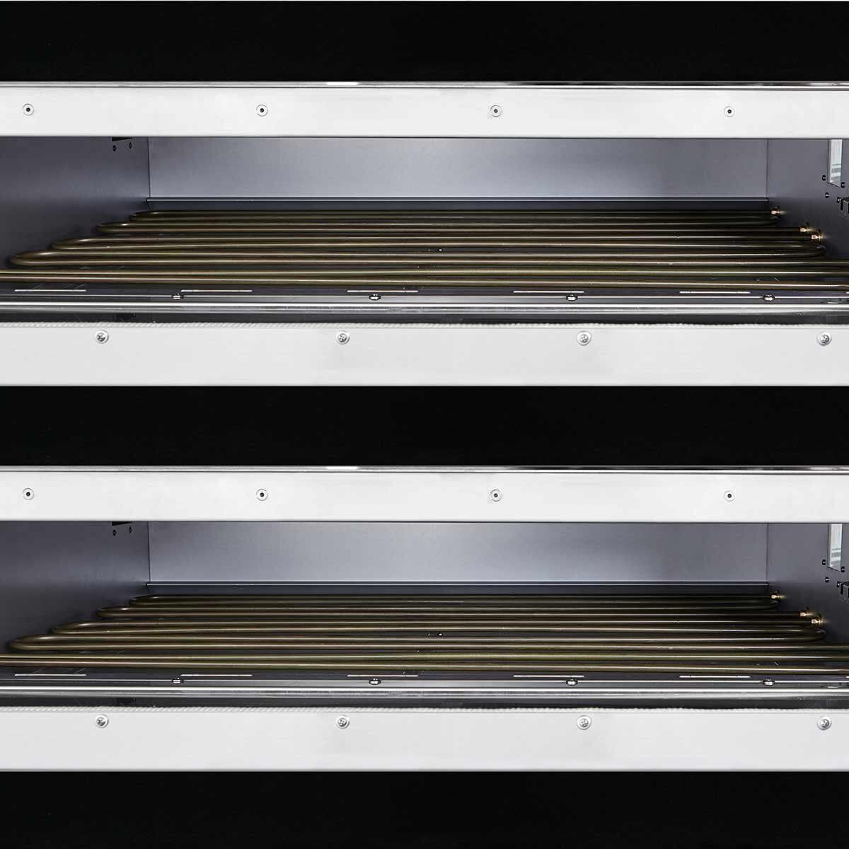 TOPLINE elektrikli pizza fırını 6+6 x 34 cm (geniş versiyon)