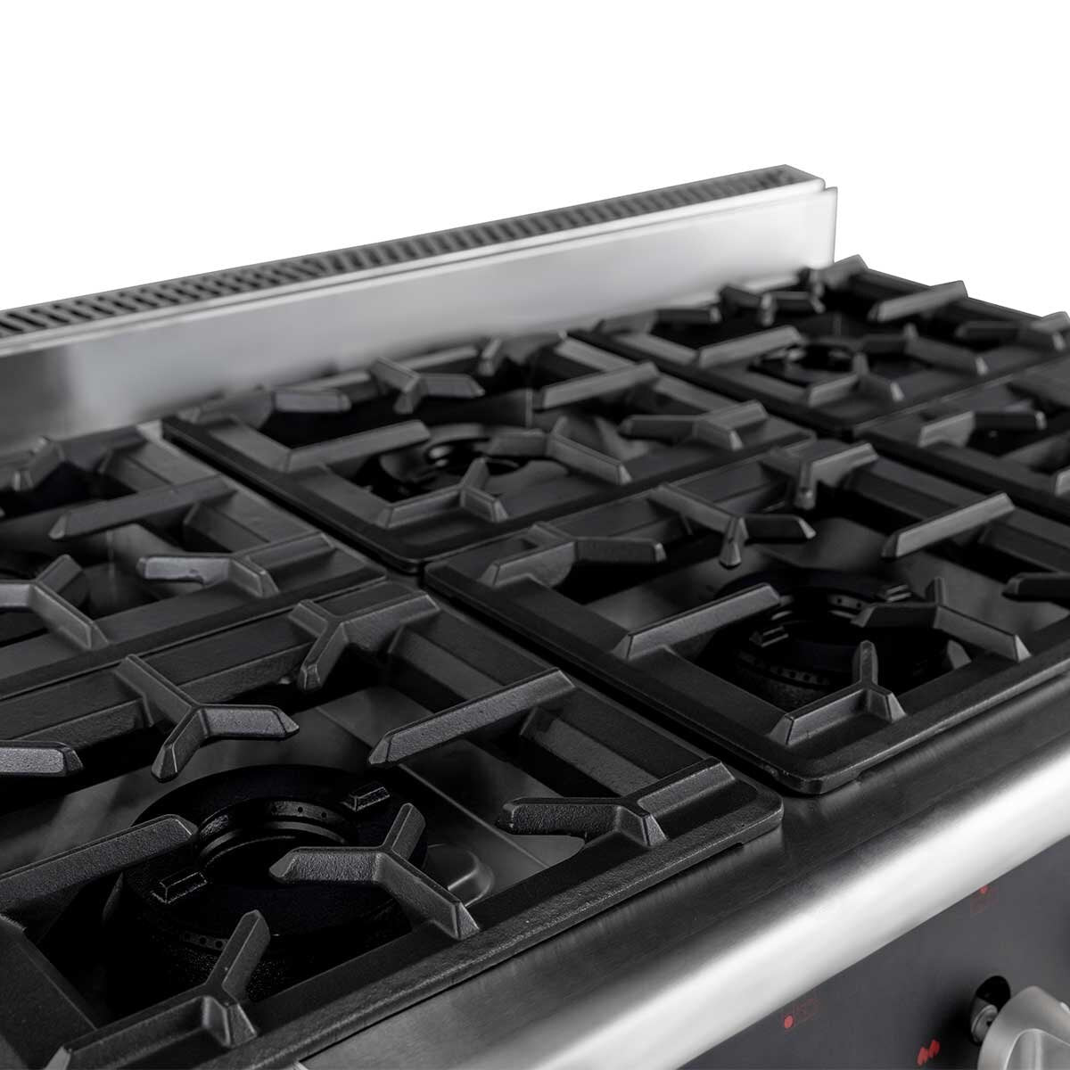 EASYLINE Gasherd 700 - 6 Brenner 43,2 kW - offener Unterbau