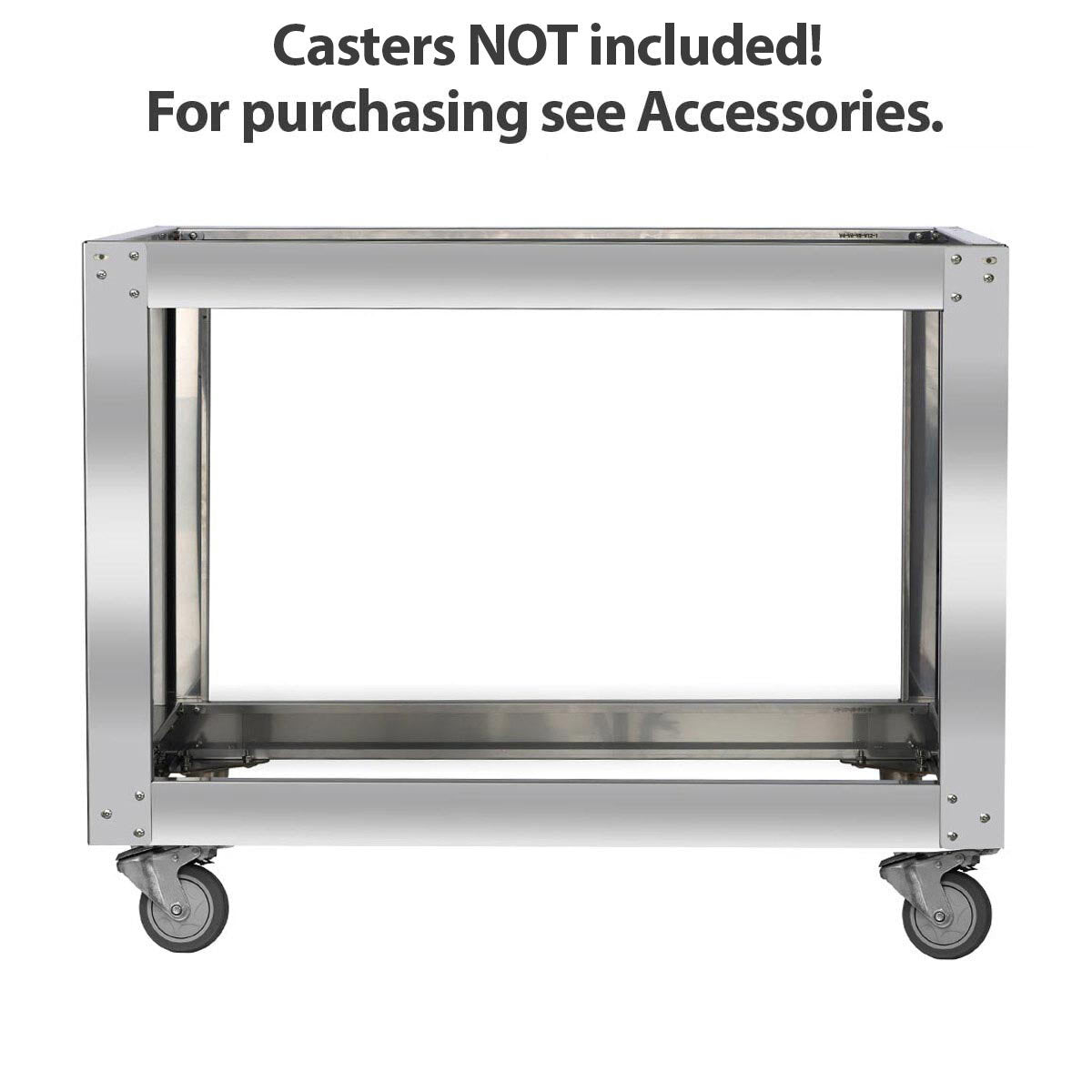 TOPLINE elektrikli pizza fırını 9+9 x 34 cm için alt şase, G:1450 mm