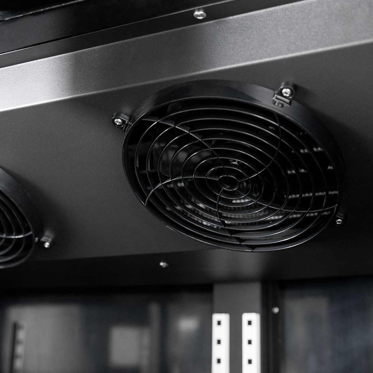 TOPLINE Getränkekühlschrank 570 Liter mit Leuchtaufsatz "schwarz"