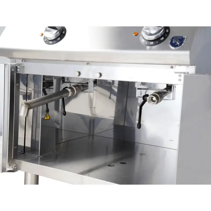 VIRTUS Elektro-Fritteuse - 2x 10 Liter - 18 kW - 800x730x870 mm