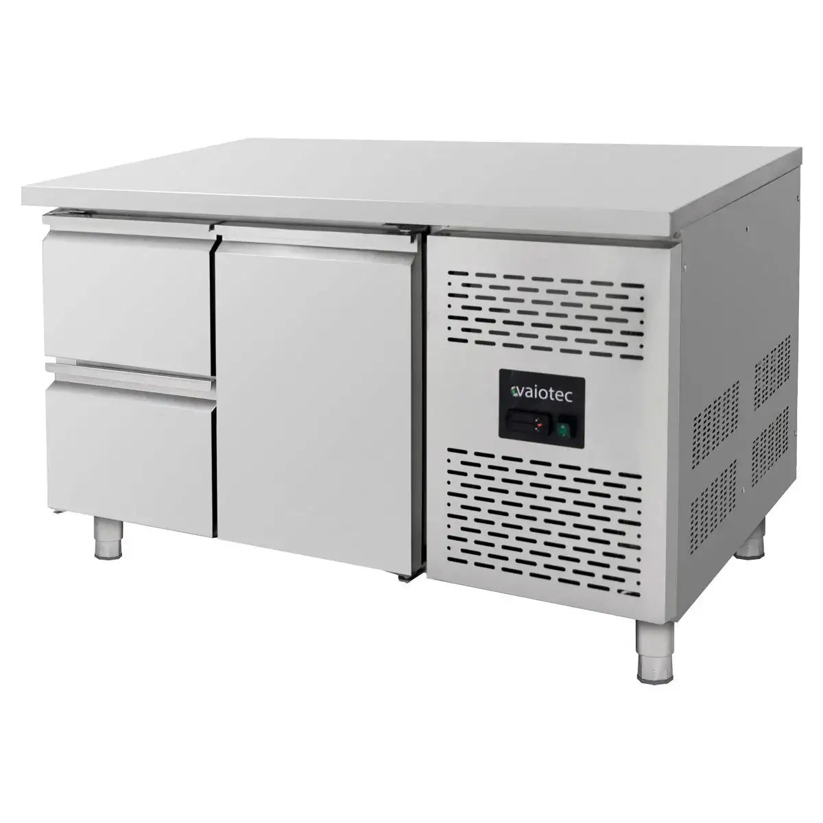 Gastro Kühltisch aus Edelstahl mit Schubladen und Türen, Gastronomiebedarf