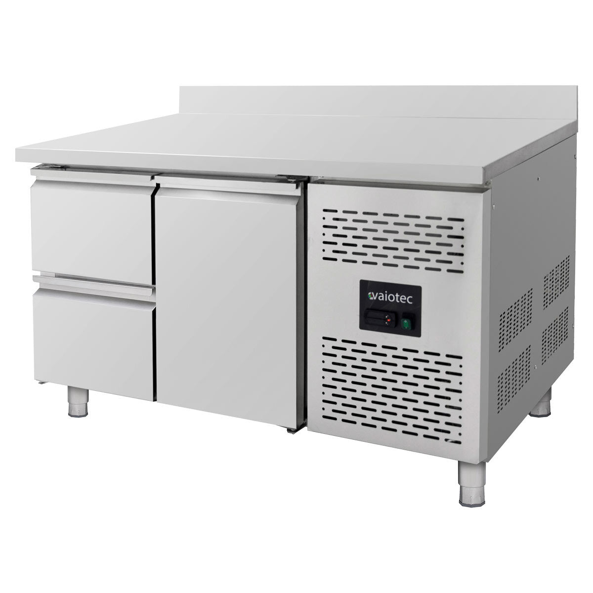 EASYLINE Kühltisch 700 / 1 Tür & 2 Schubladen inkl. Aufkantung - Monoblock