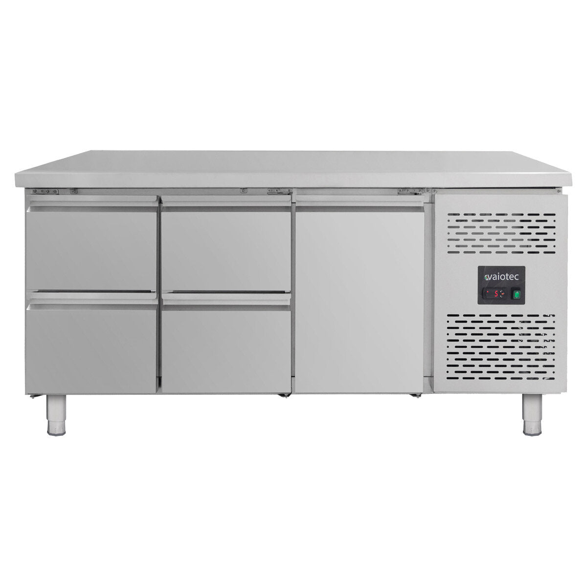 EASYLINE Kühltisch 700 / 1 Tür & 4 Schubladen - Monoblock