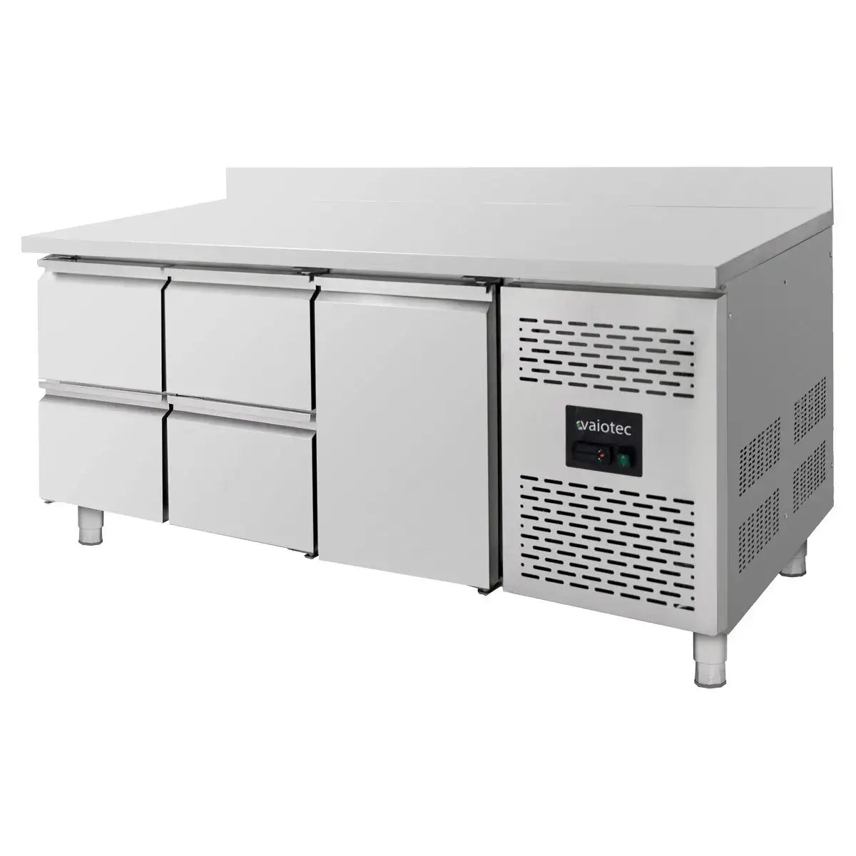 Edelstahl Kühltisch für Gastronomie mit Schubladen und Kühlung, Gastro-Bedarf24 Sortiment