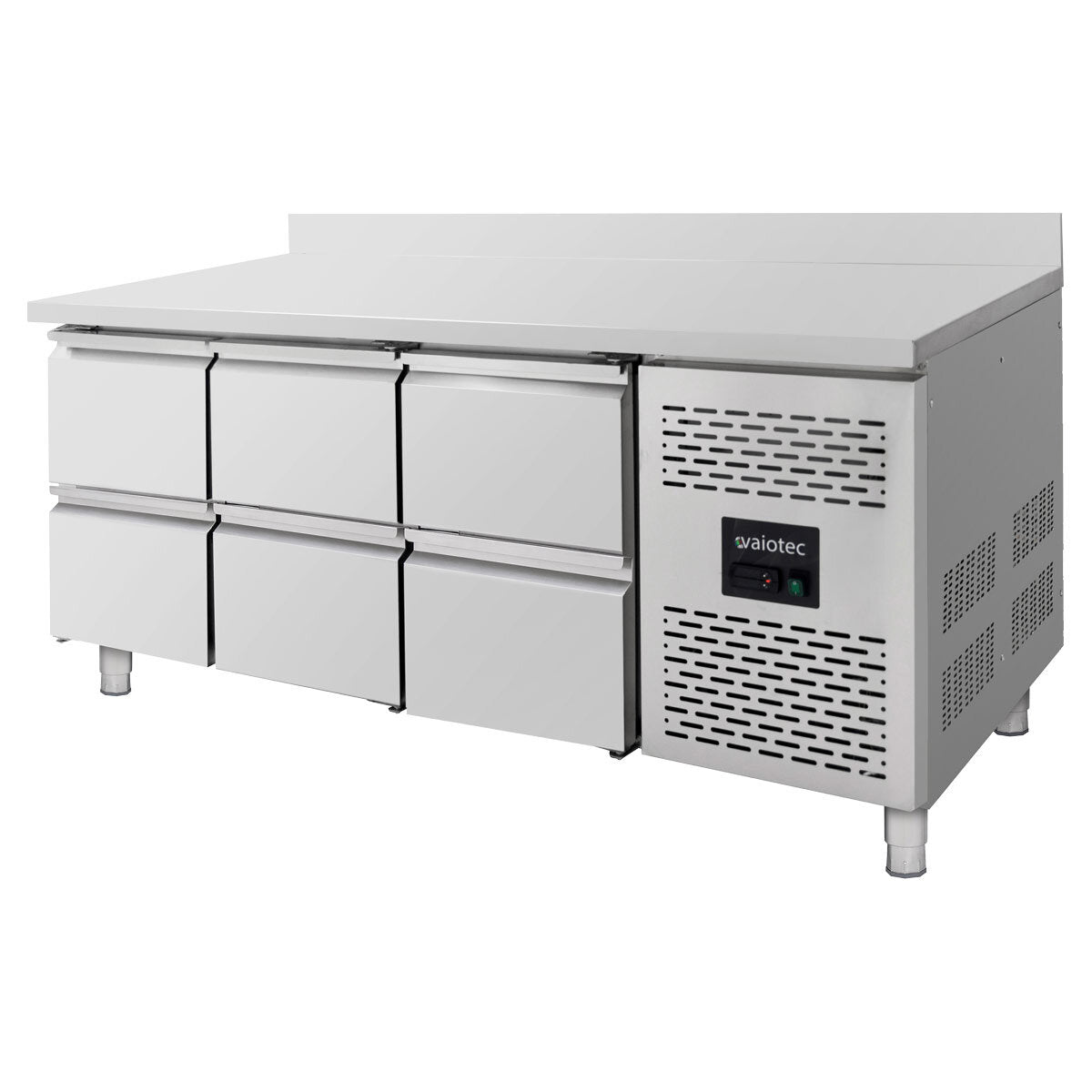 EASYLINE Kühltisch 700 / 6 Schubladen inkl. Aufkantung - Monoblock