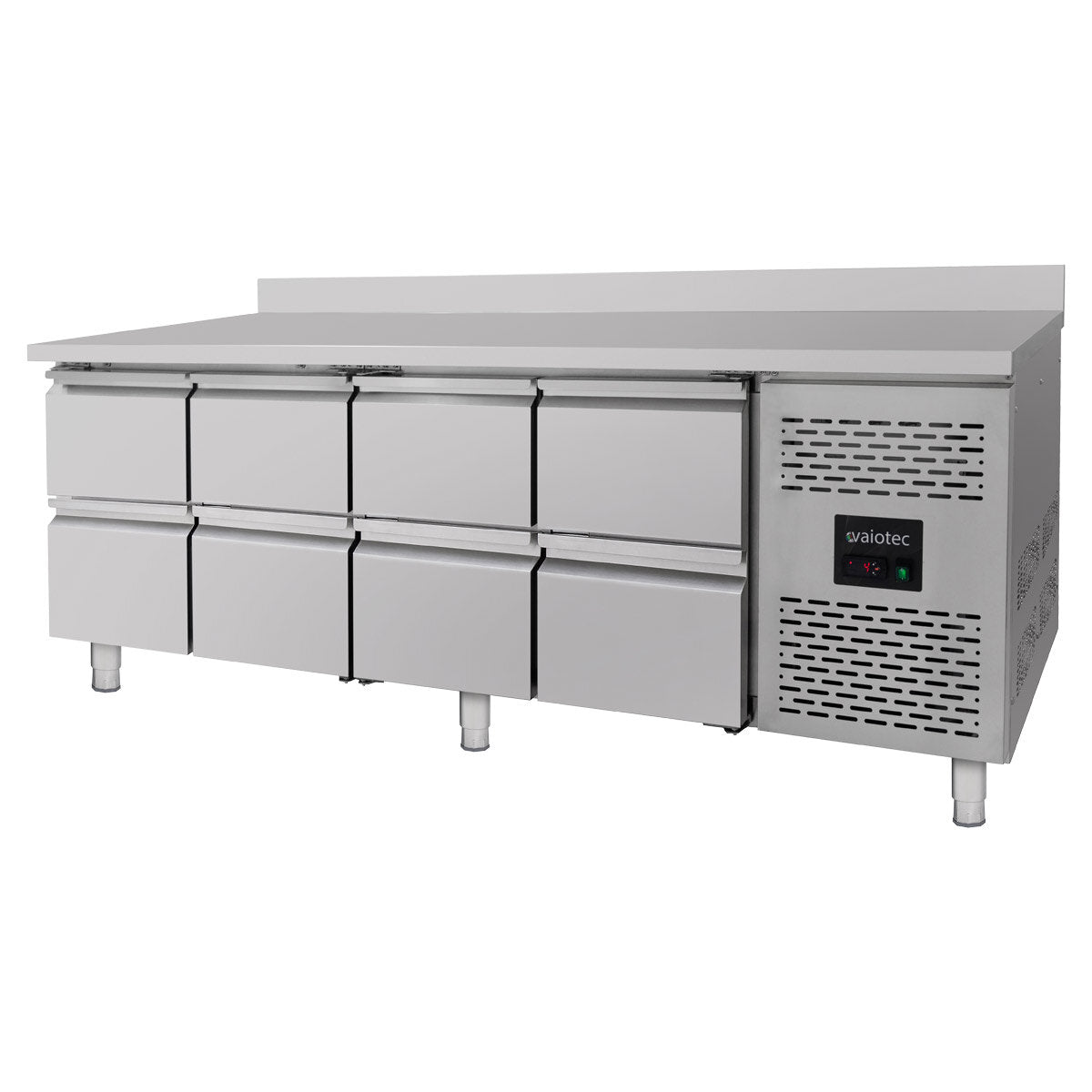 EASYLINE Kühltisch 700 / 8 Schubladen inkl. Aufkantung - Monoblock