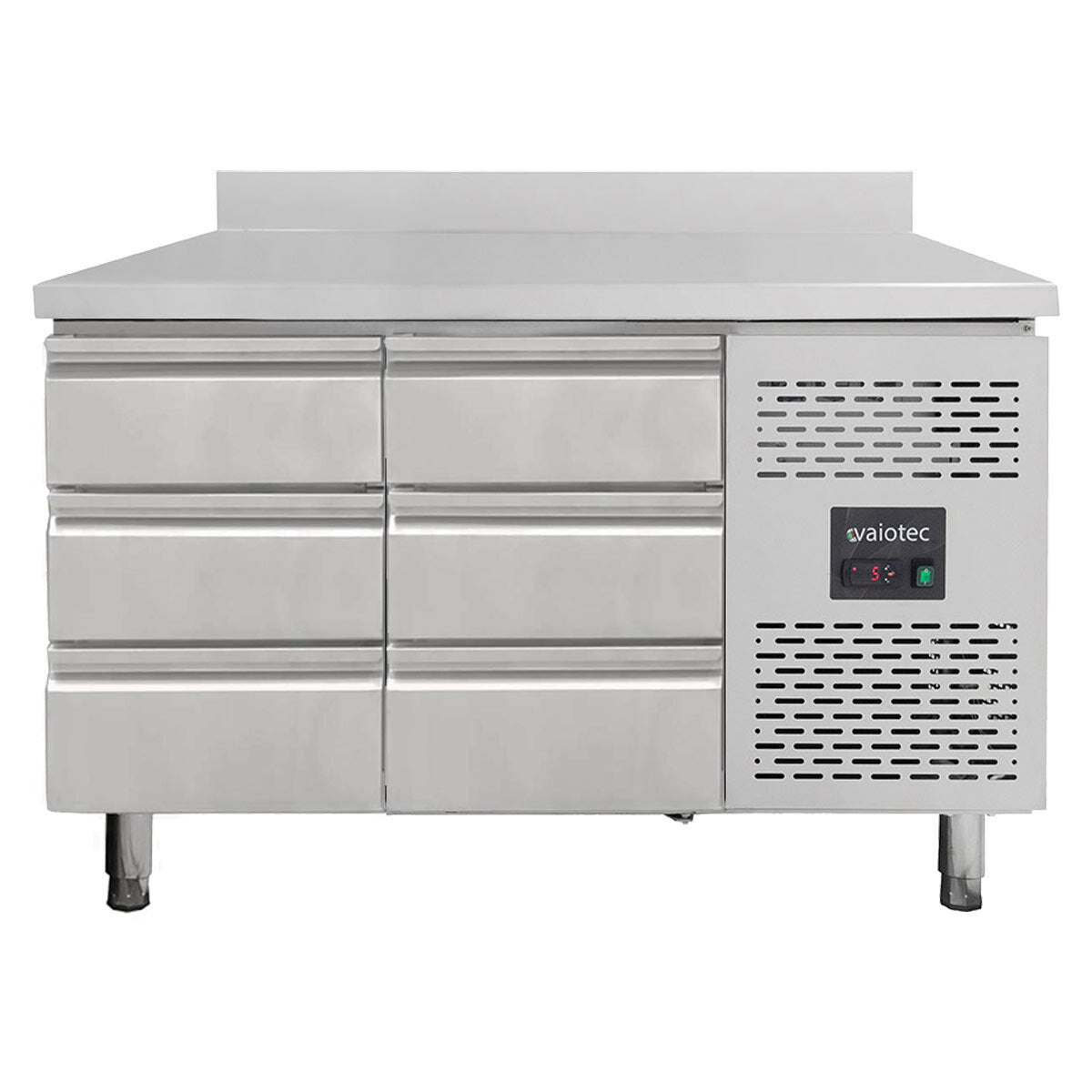 EASYLINE Kühltisch 700 / 6 Schubladen inkl. Aufkantung - Monoblock