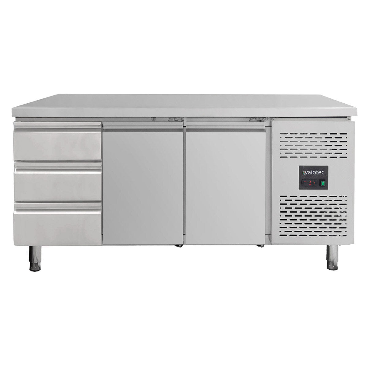 EASYLINE Kühltisch 700 / 2 Türen & 3 Schubladen links - Monoblock