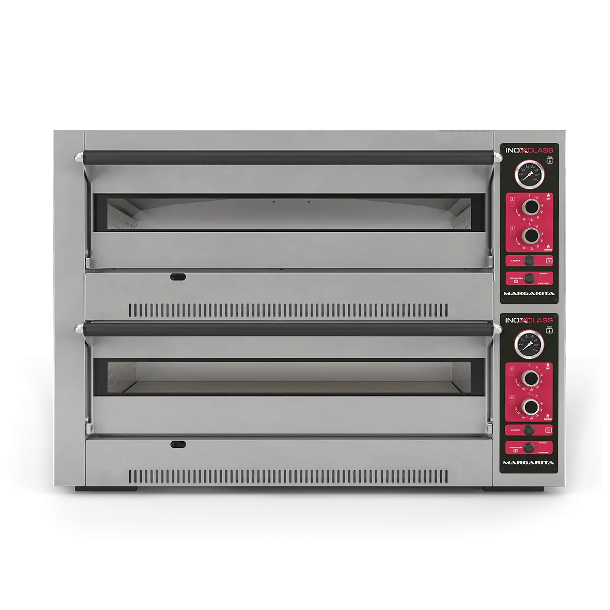 Gas Analog Pizza Oven - 6 + 6 x 30 cm