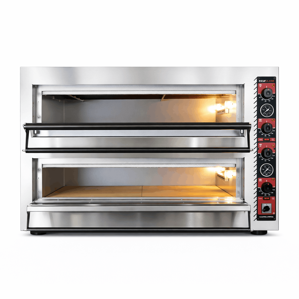 Elektro Pizzaofen Analog - 4 + 4 x 33 cm