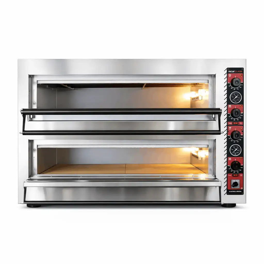 Elektro Pizzaofen Analog - 4 + 4 x 33 cm