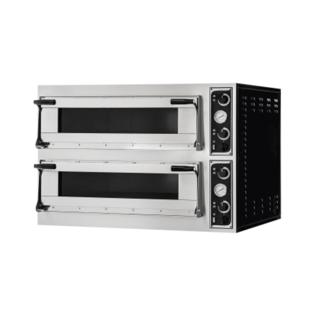 Pizzaofen Virtuoso44TOP Vollschamott - 2 Kammern - für 8 Pizzen á 35 cm