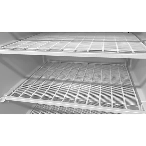 Gefrierschrank | 630 l | Weiß + Glas | –18 °C/–22 °C | Umluft | 775 x 735 x 1920 mm