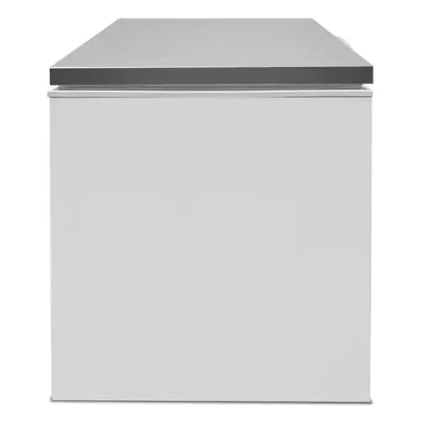 Gefriertruhe | 358L | Weiß/Edelstahl | -18°C bis -25°C | Statische Kühlung