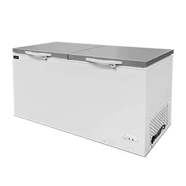 Chest freezer | 558L | White/Stainless steel | -18°C to -25°C | Static cooling
