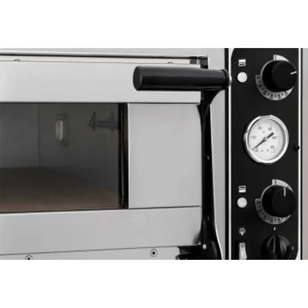 Pizzaofen Virtuoso44TOP Vollschamott - 2 Kammern - für 8 Pizzen á 35 cm
