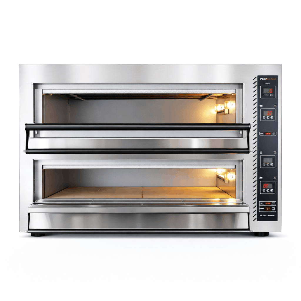 Elektro Pizzaofen Digital - 4 + 4 x 33 cm