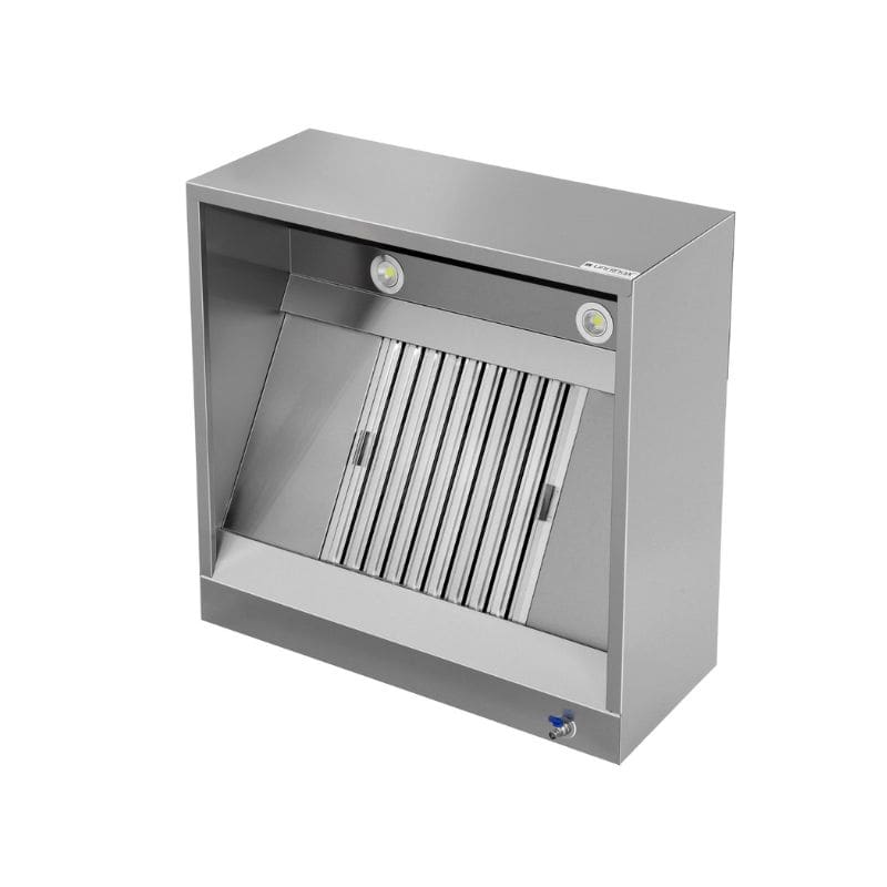 Kastenhaube - B1000xT1100xH400 - mit Filter & Lampe