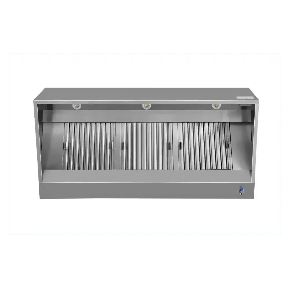 Kutu tipi davlumbaz - G1600xD950xY520 - motorlu, kumandalı, filtreli ve lambalı